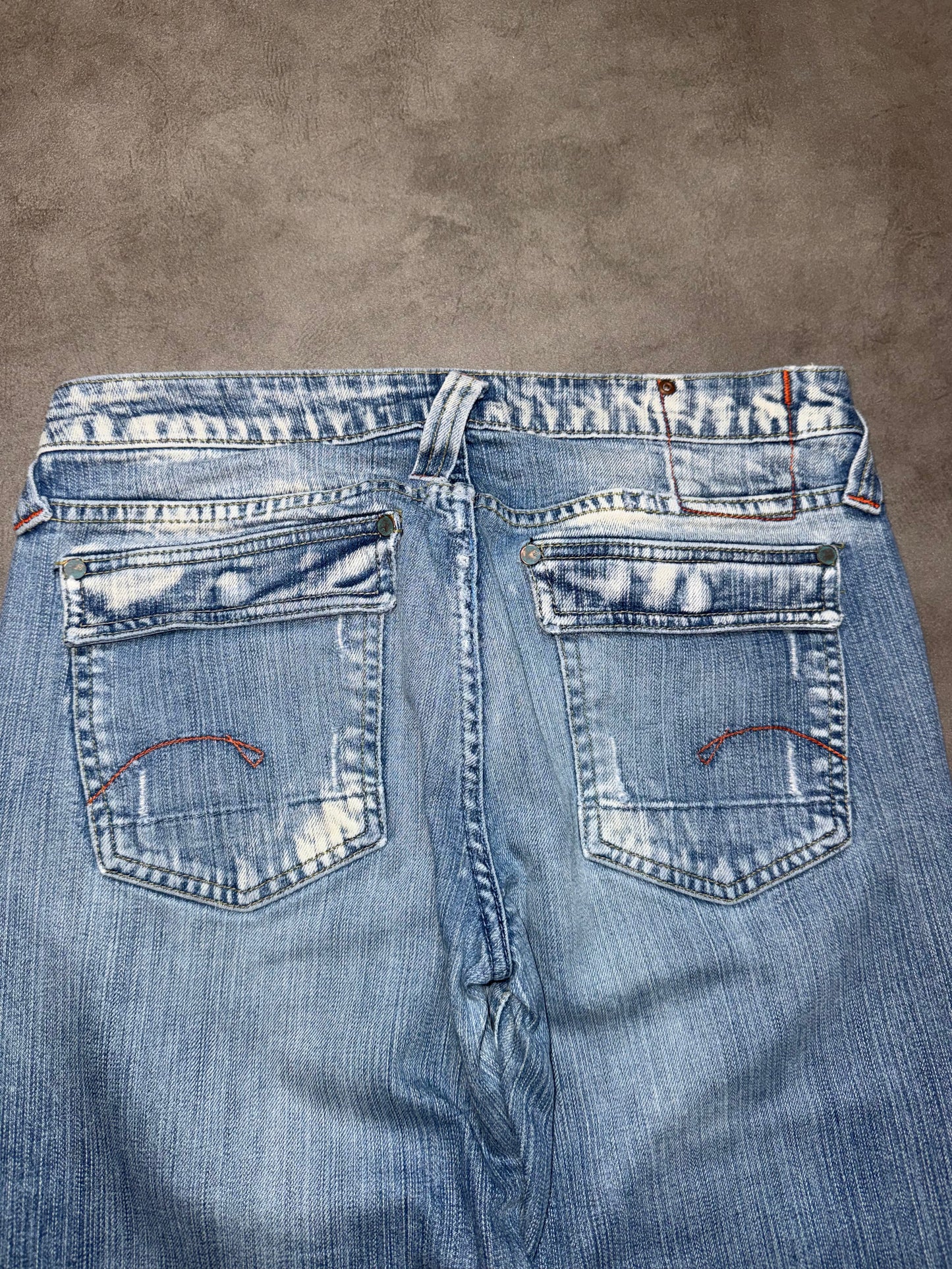 G-Star washed Low Waist Bootcut Jeans (S)