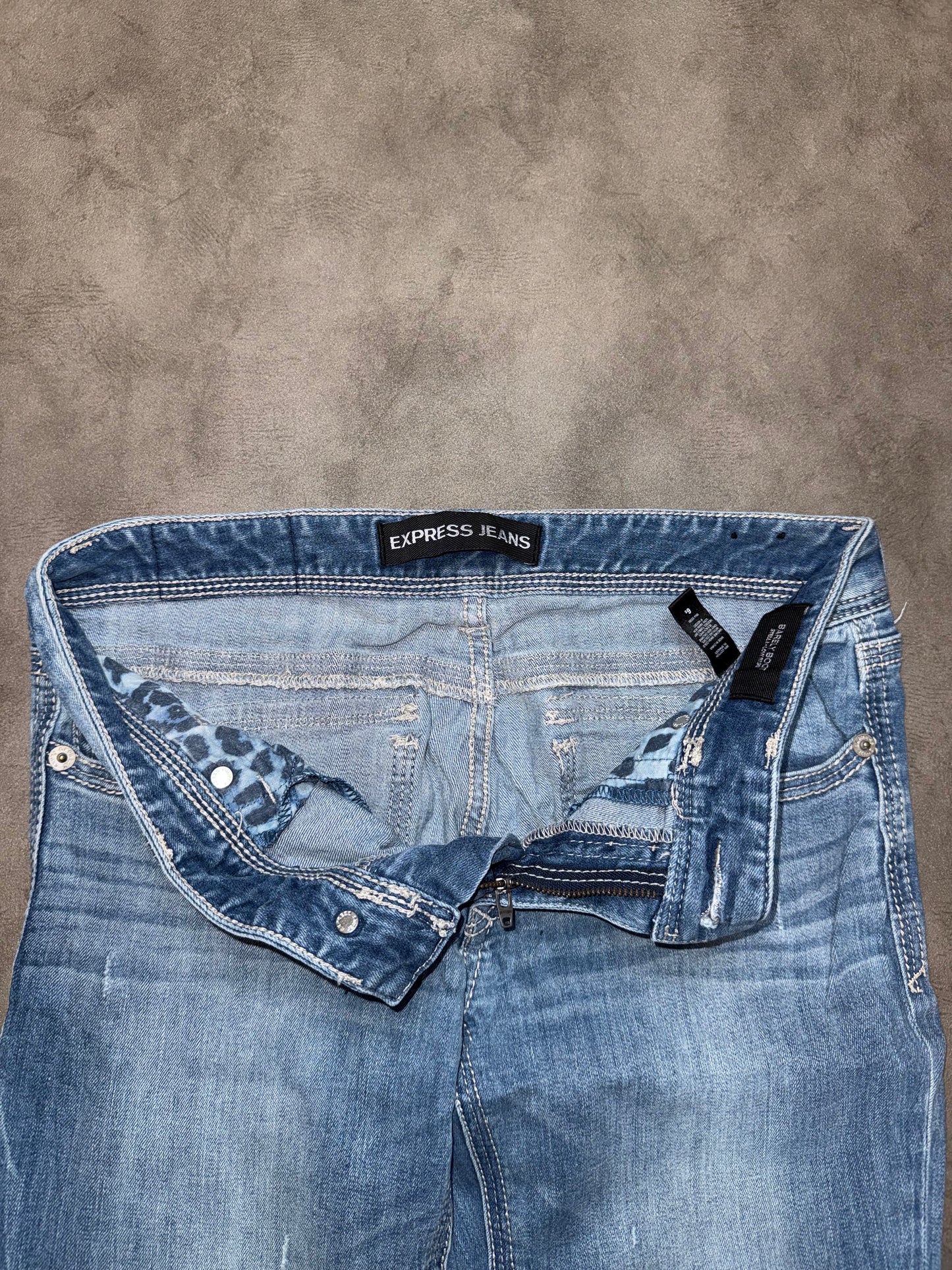 Y2K Low Waist Bootcut Jeans (S)