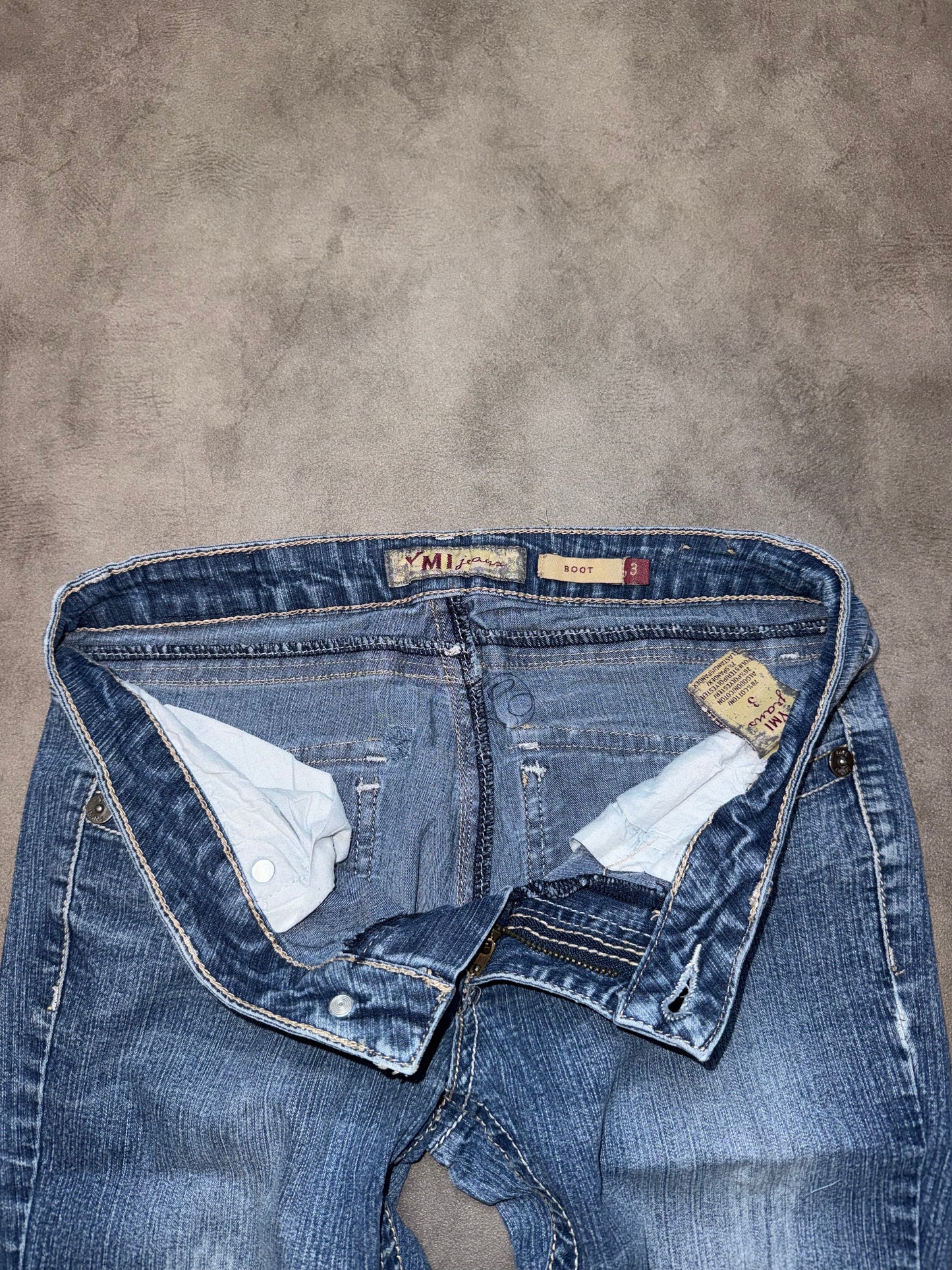 Y2K Low Waist Bootcut Jeans (S)