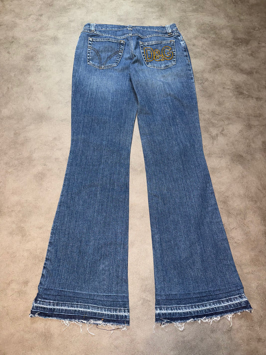 Dolce & Gabbana Low Waist Bootcut Jeans (S)