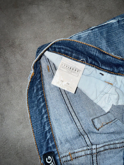 Dolce & Gabbana Pocket Print Low Waist Bootcut Jeans (XS)