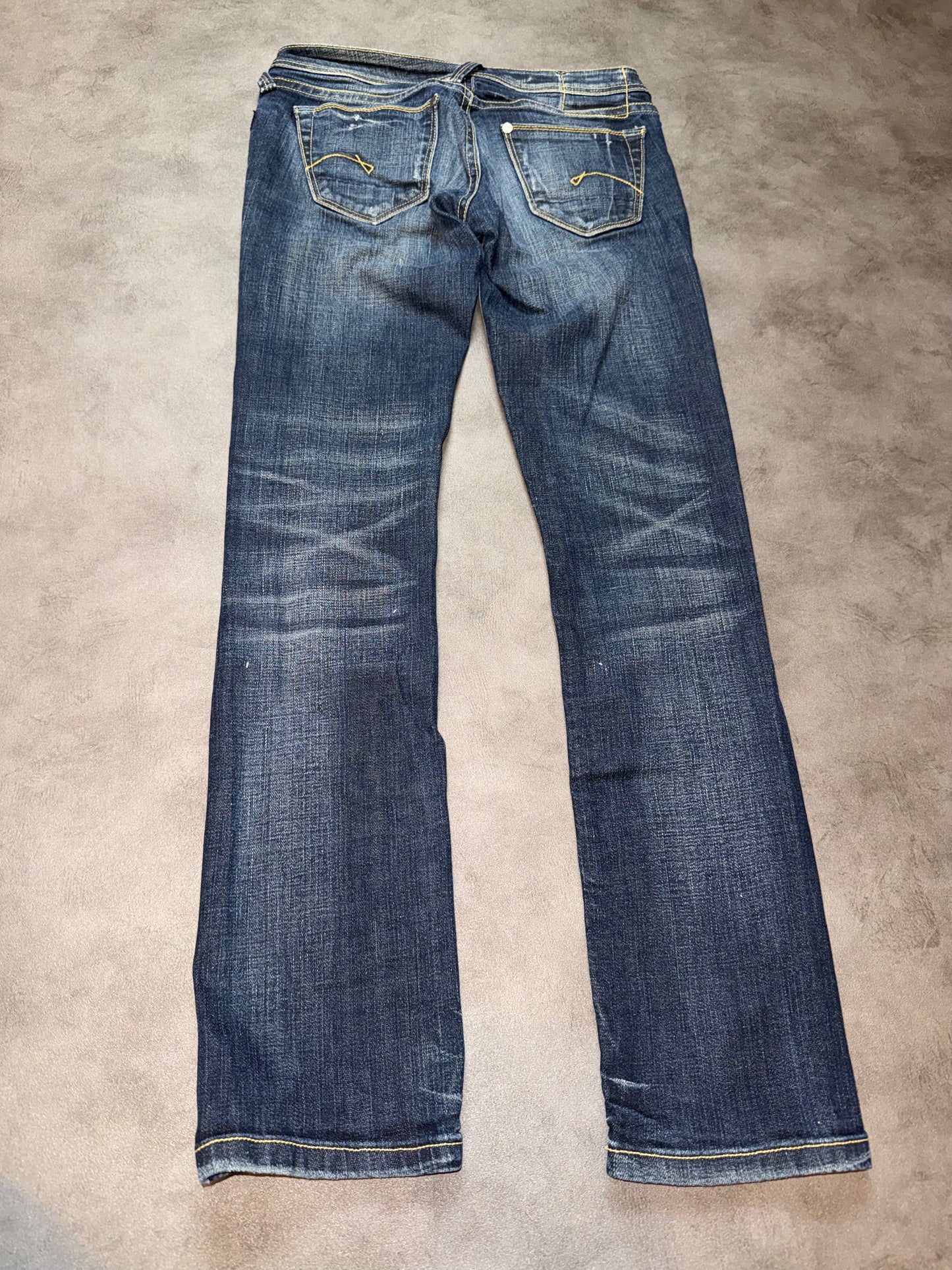 G-Star Raw Low Waist Straight Leg Jeans (XS)