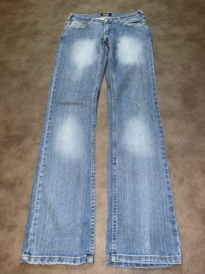 Dolce & Gabbana Strass Pocket Straight Leg Low Waist Jeans (S)