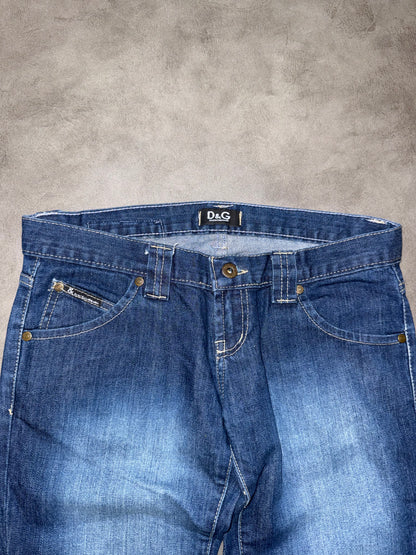 Dolce & Gabbana Strass Pocket Low Waist Bootcut Jeans (S)