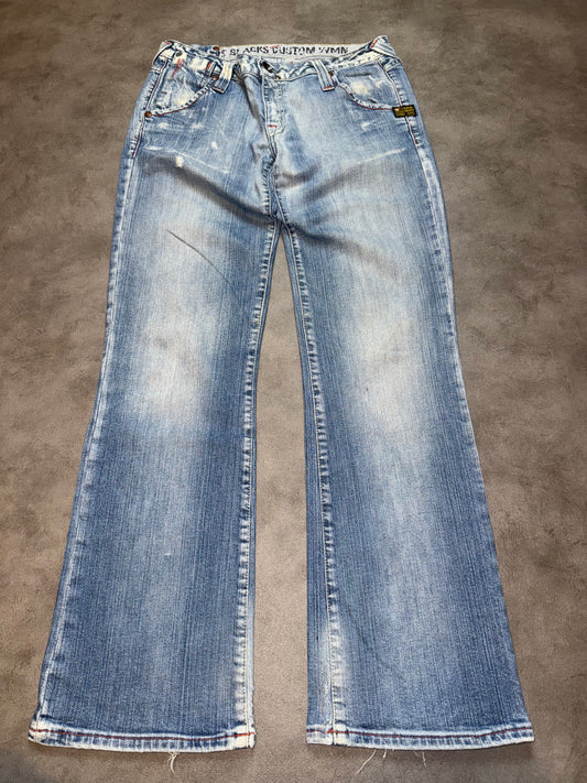 G-Star washed Low Waist Bootcut Jeans (S)