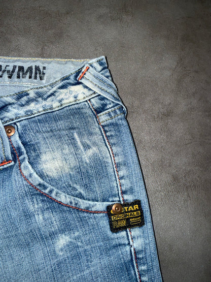 G-Star washed Low Waist Bootcut Jeans (S)