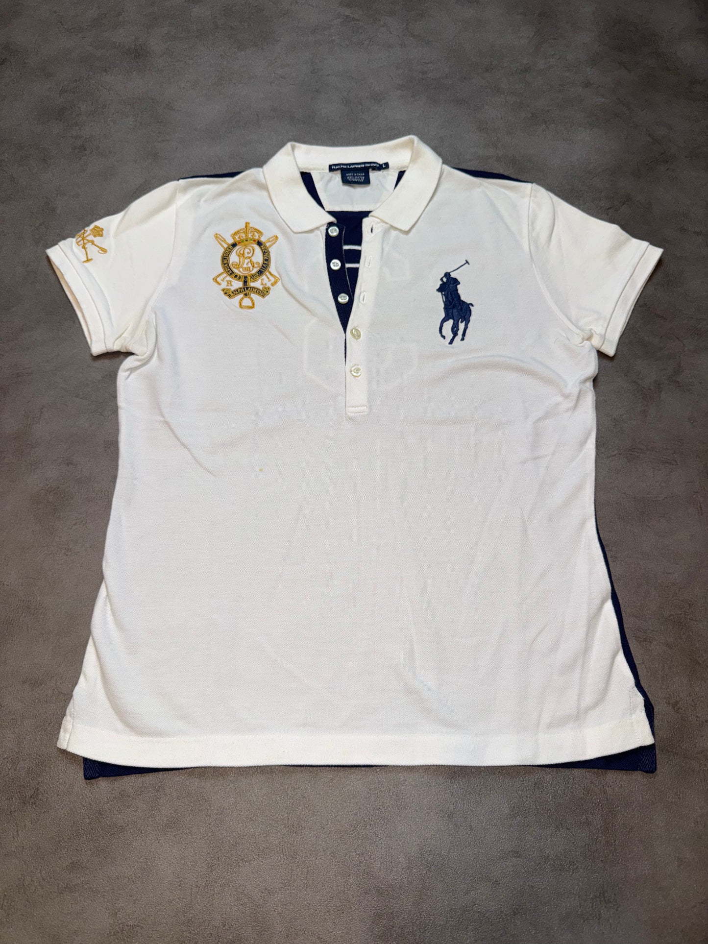Ralph Lauren Damen Big Pony Poloshirt (L)