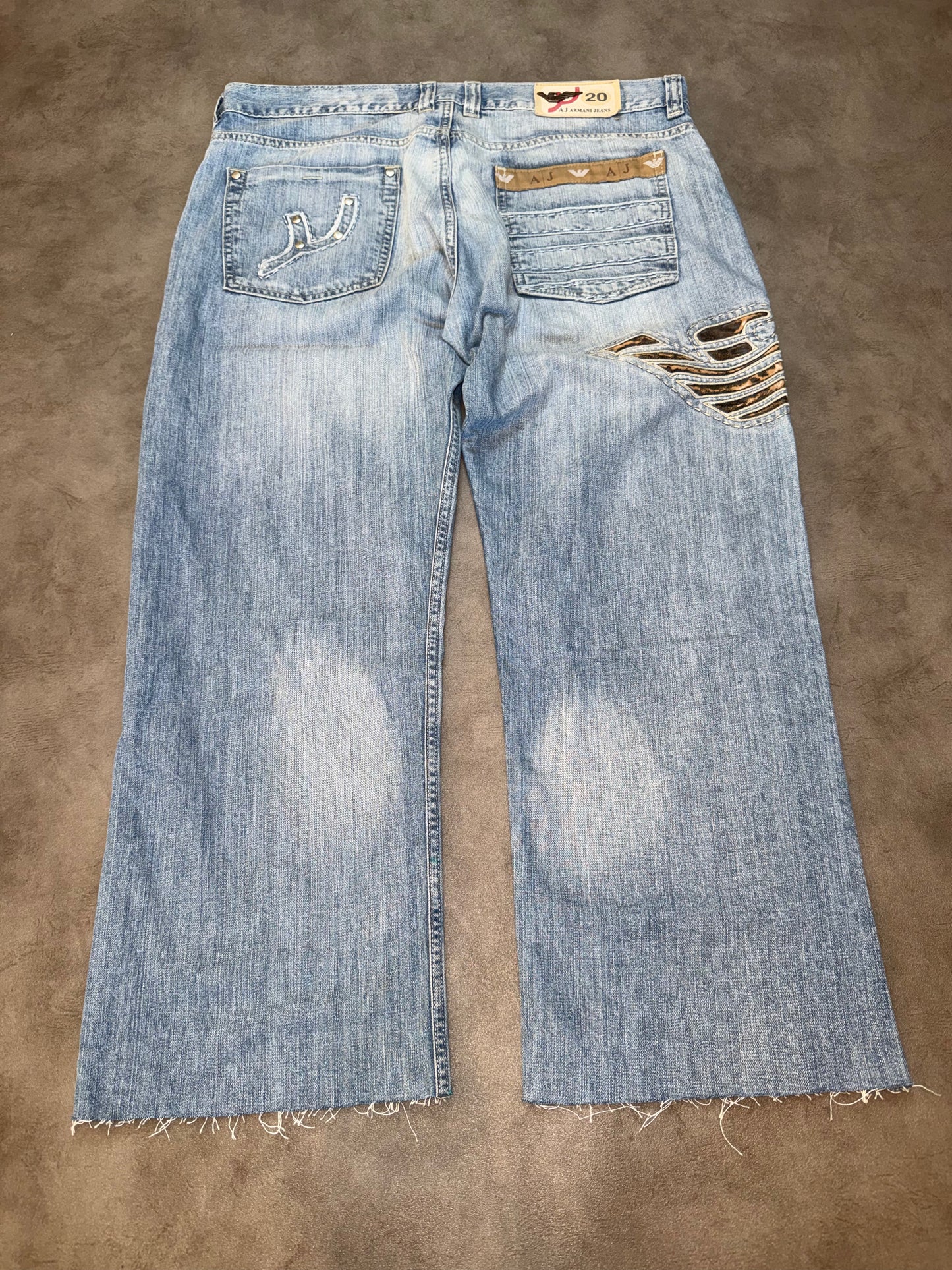 Armani Big Print Jeans (L-XL)