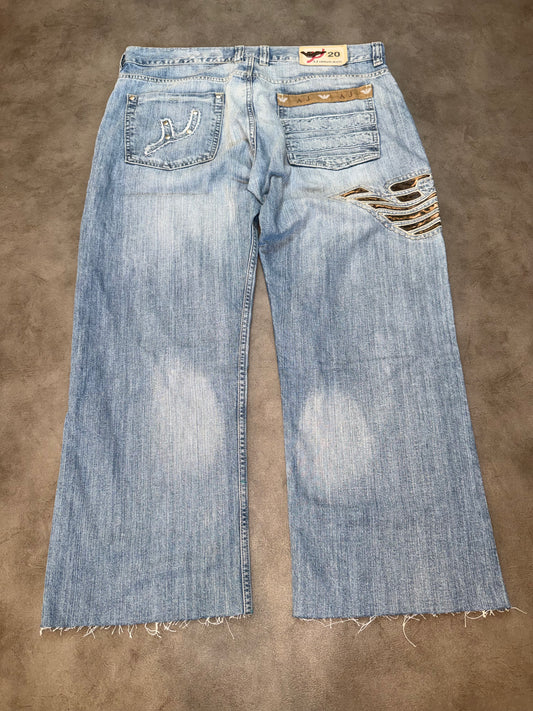 Armani Big Print Jeans (L-XL)