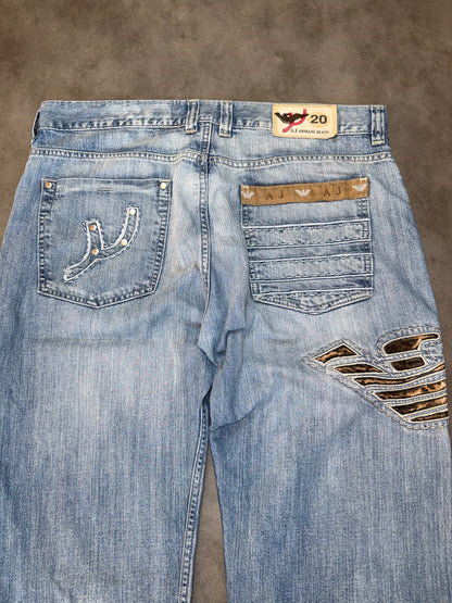 Armani Big Print Jeans (L-XL)