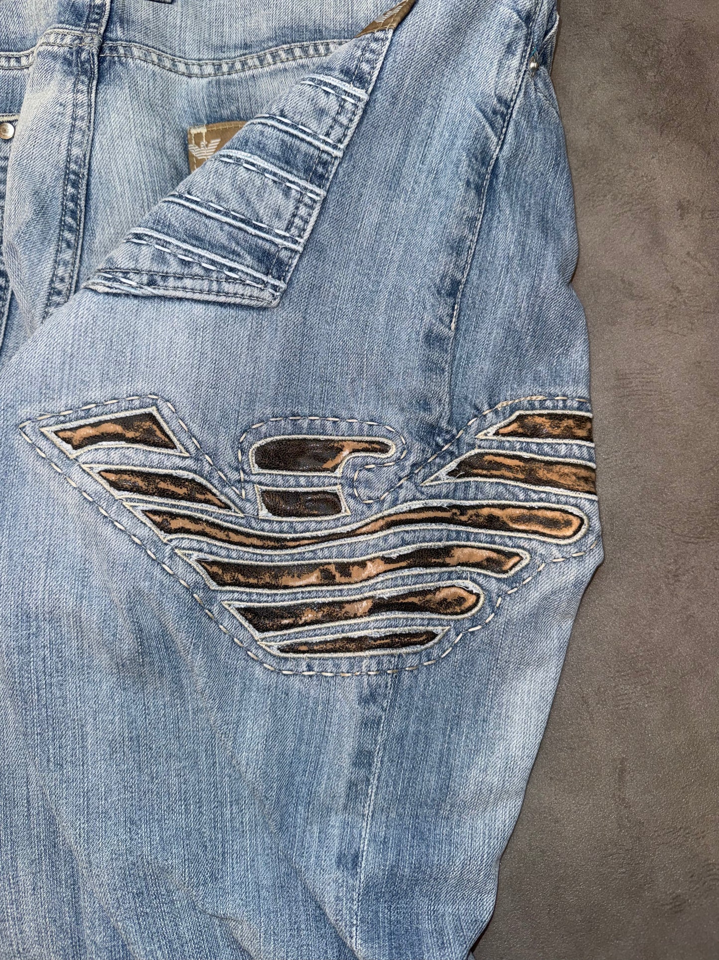 Armani Big Print Jeans (L-XL)