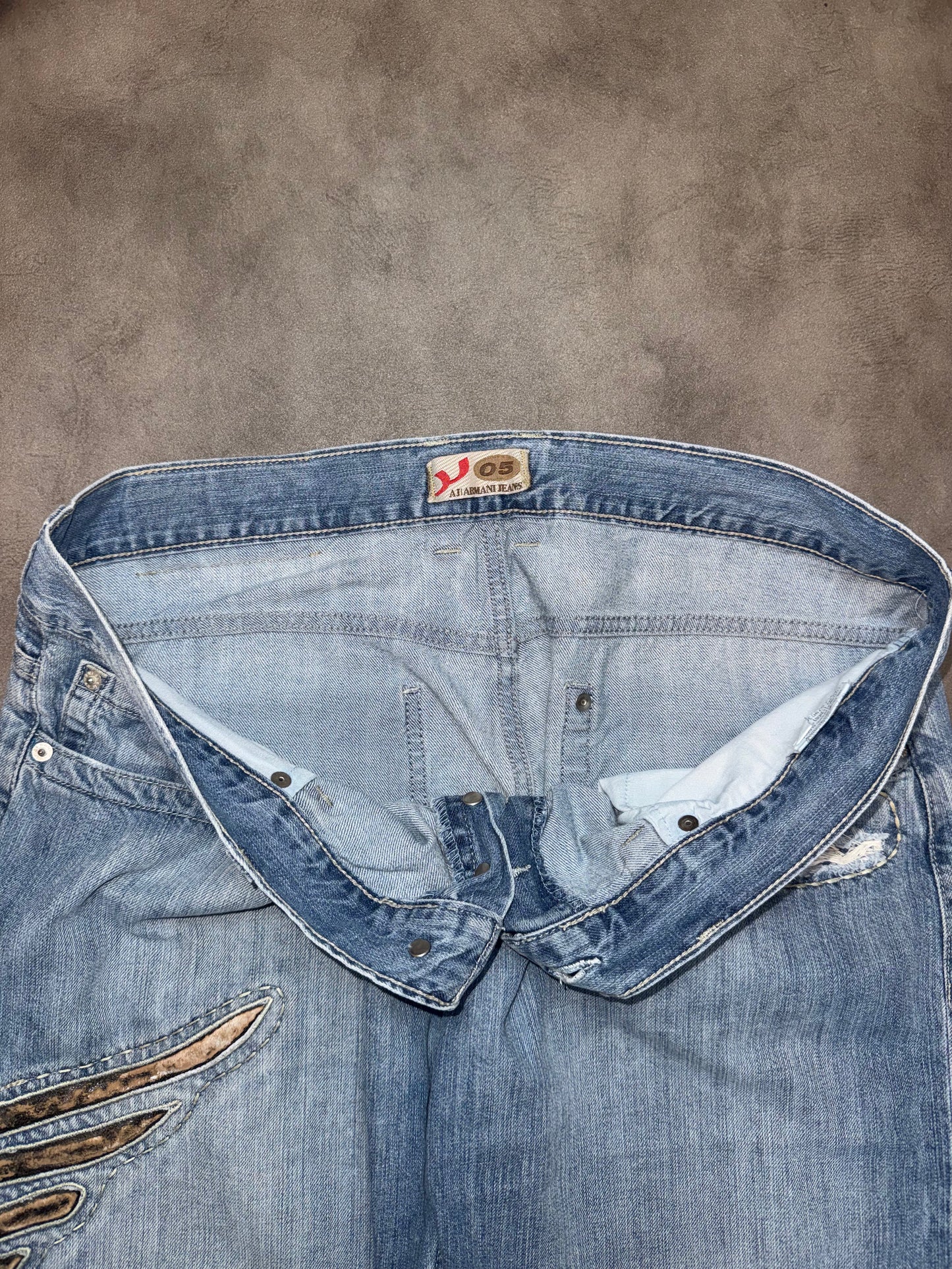 Armani Big Print Jeans (L-XL)