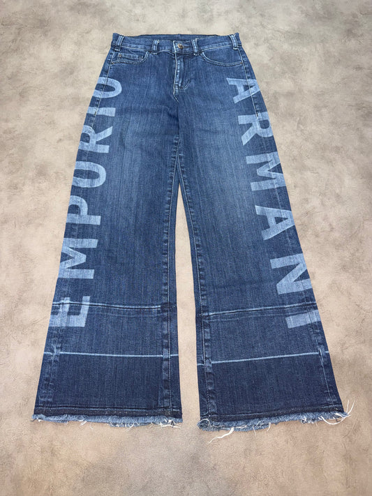 Armani Big Print Jeans (S)