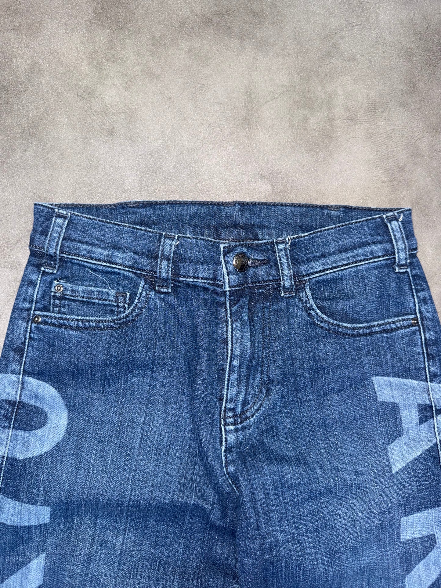 Armani Big Print Jeans (S)