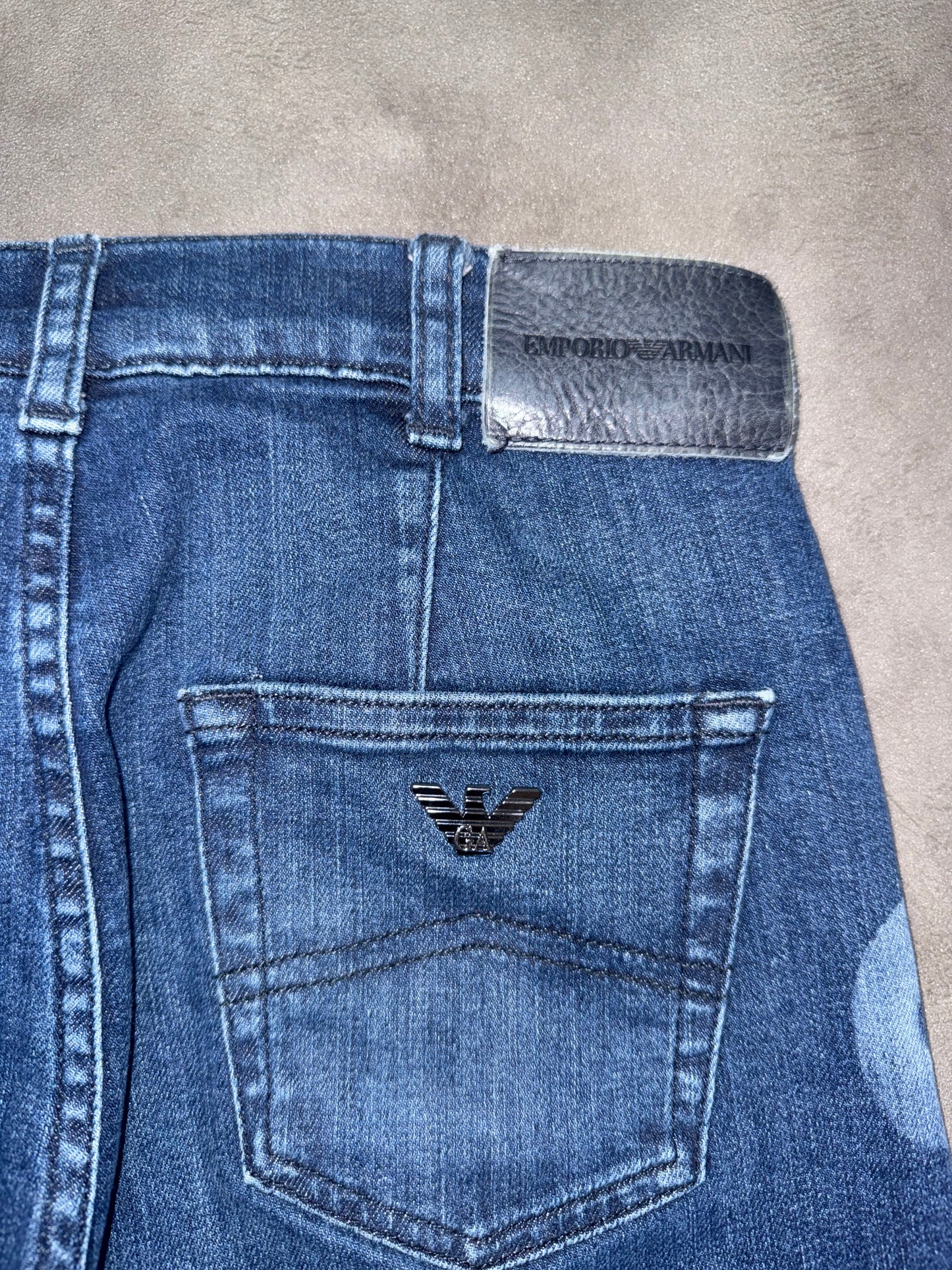 Armani Big Print Jeans (S)