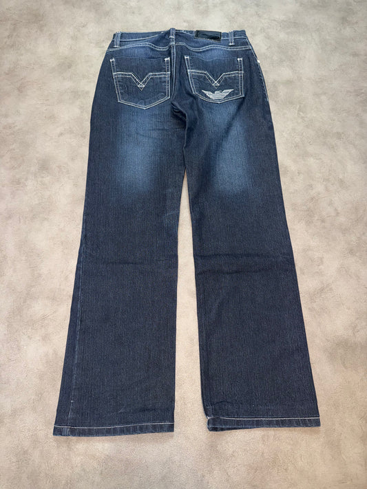 Armani Big Print Jeans (XS)