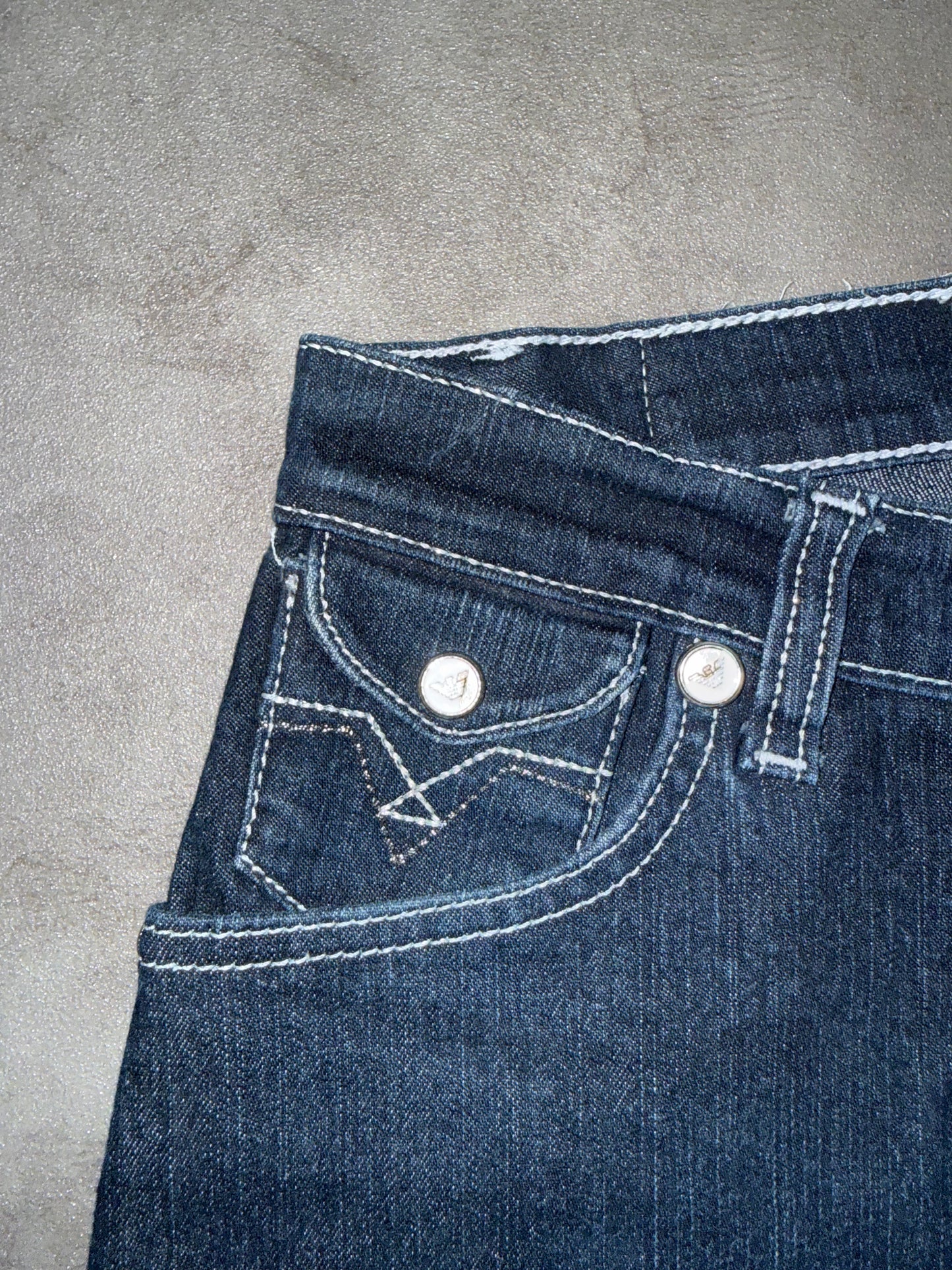 Armani Big Print Jeans (XS)