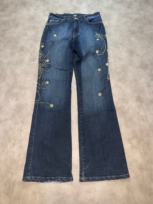 Dolce & Gabbana Big Print Bootcut Jeans (S)
