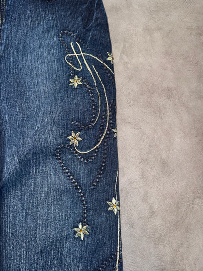 Dolce & Gabbana Big Print Bootcut Jeans (S)