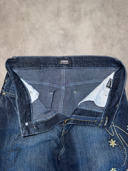 Dolce & Gabbana Big Print Bootcut Jeans (S)