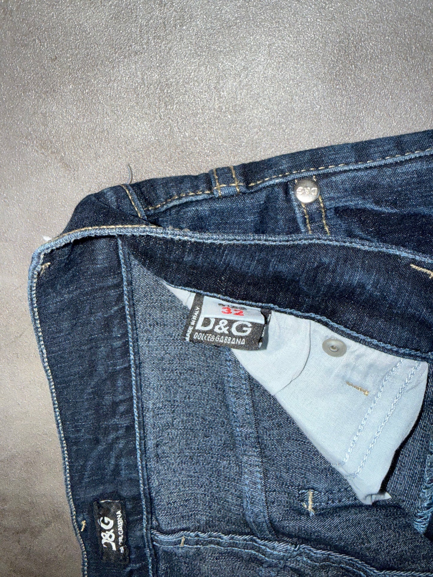 Dolce & Gabbana Big Print Bootcut Jeans (S)