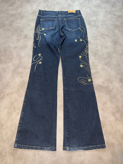 Dolce & Gabbana Big Print Bootcut Jeans (S)