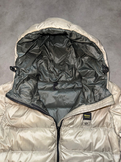 Blauer Usa Pufferjacke (XS)