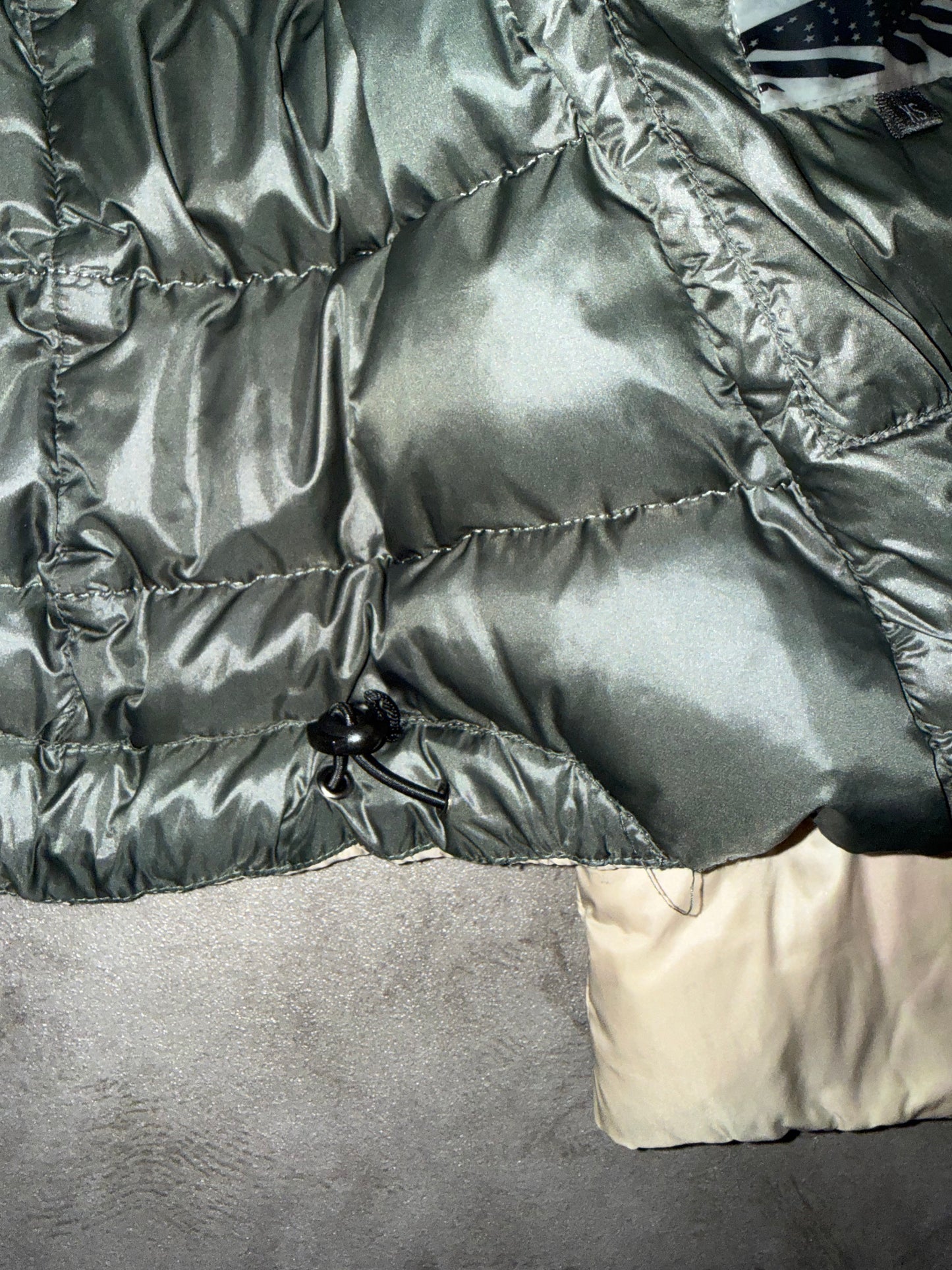 Blauer Usa Pufferjacke (XS)