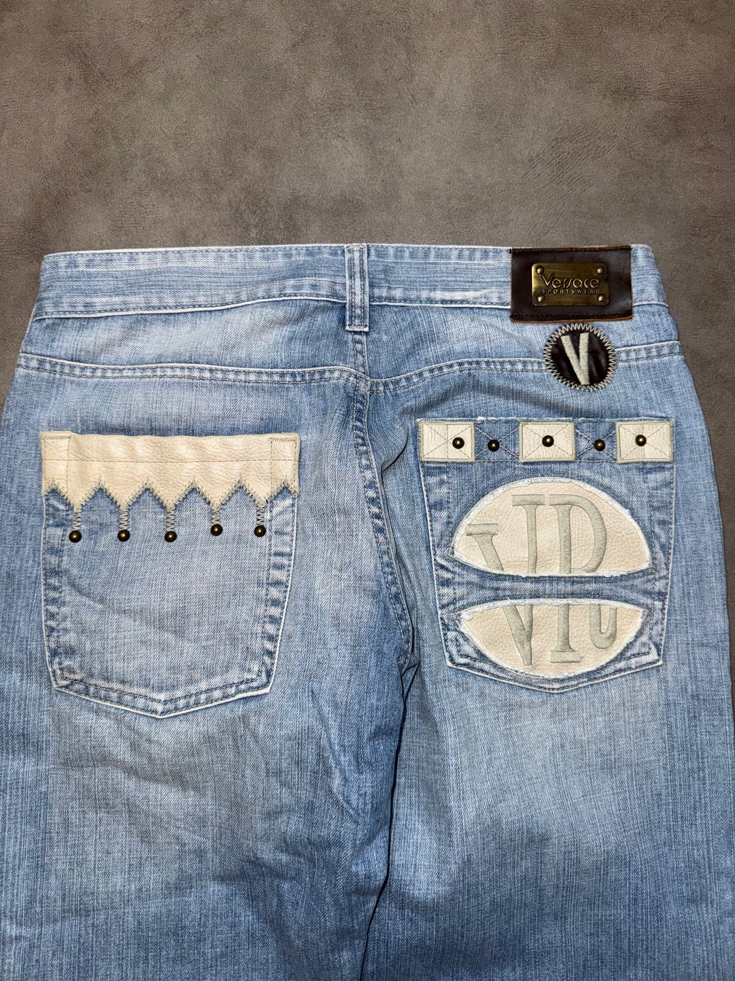 Versace Big Print Jeans (S)