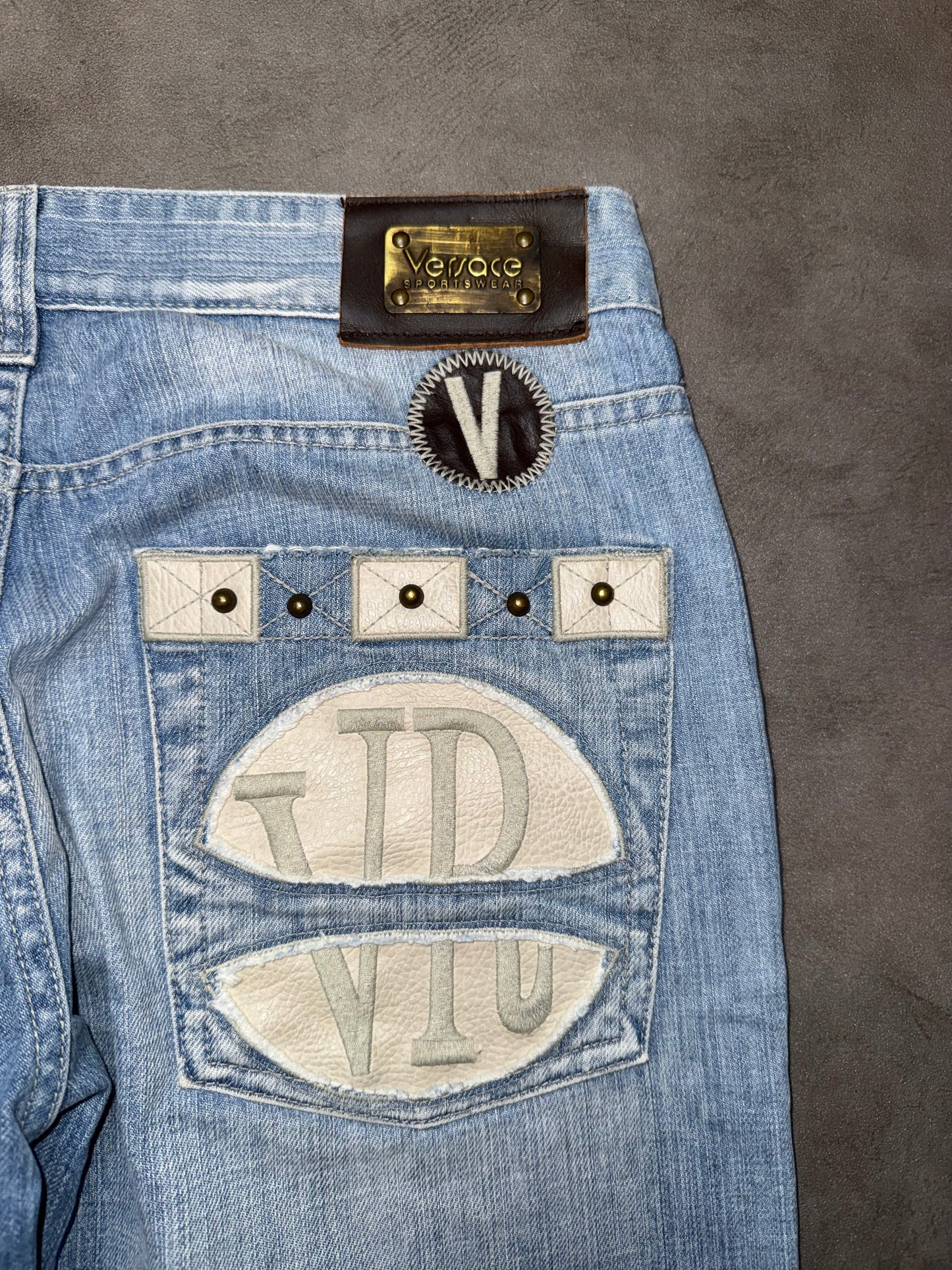 Versace Big Print Jeans (S)