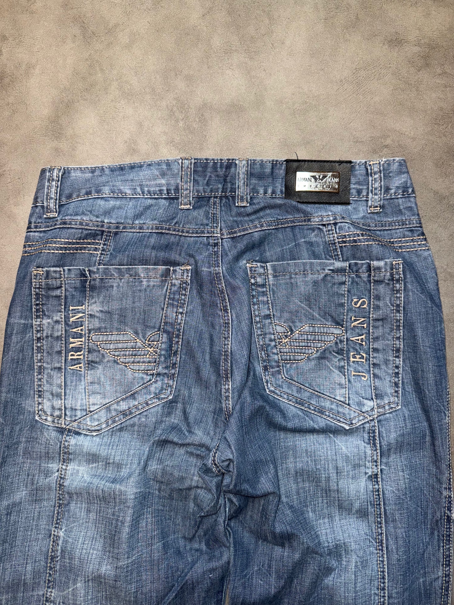 Armani Big Print Jeans (S-M)