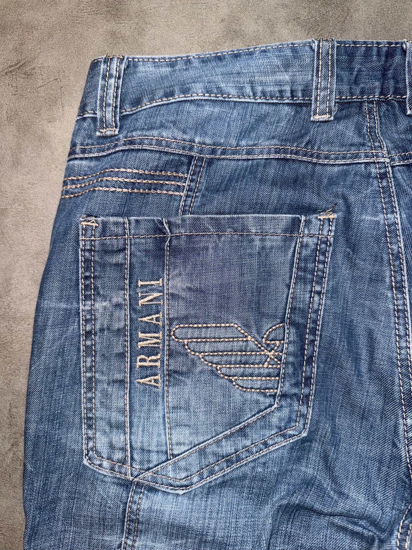 Armani Big Print Jeans (S-M)