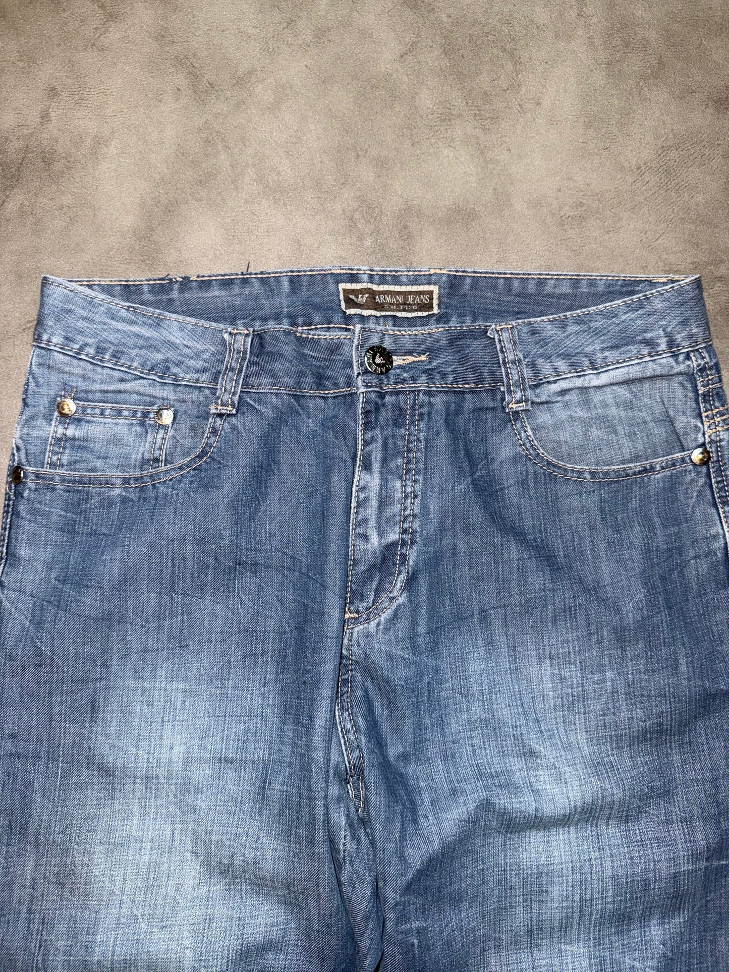 Armani Big Print Jeans (S-M)