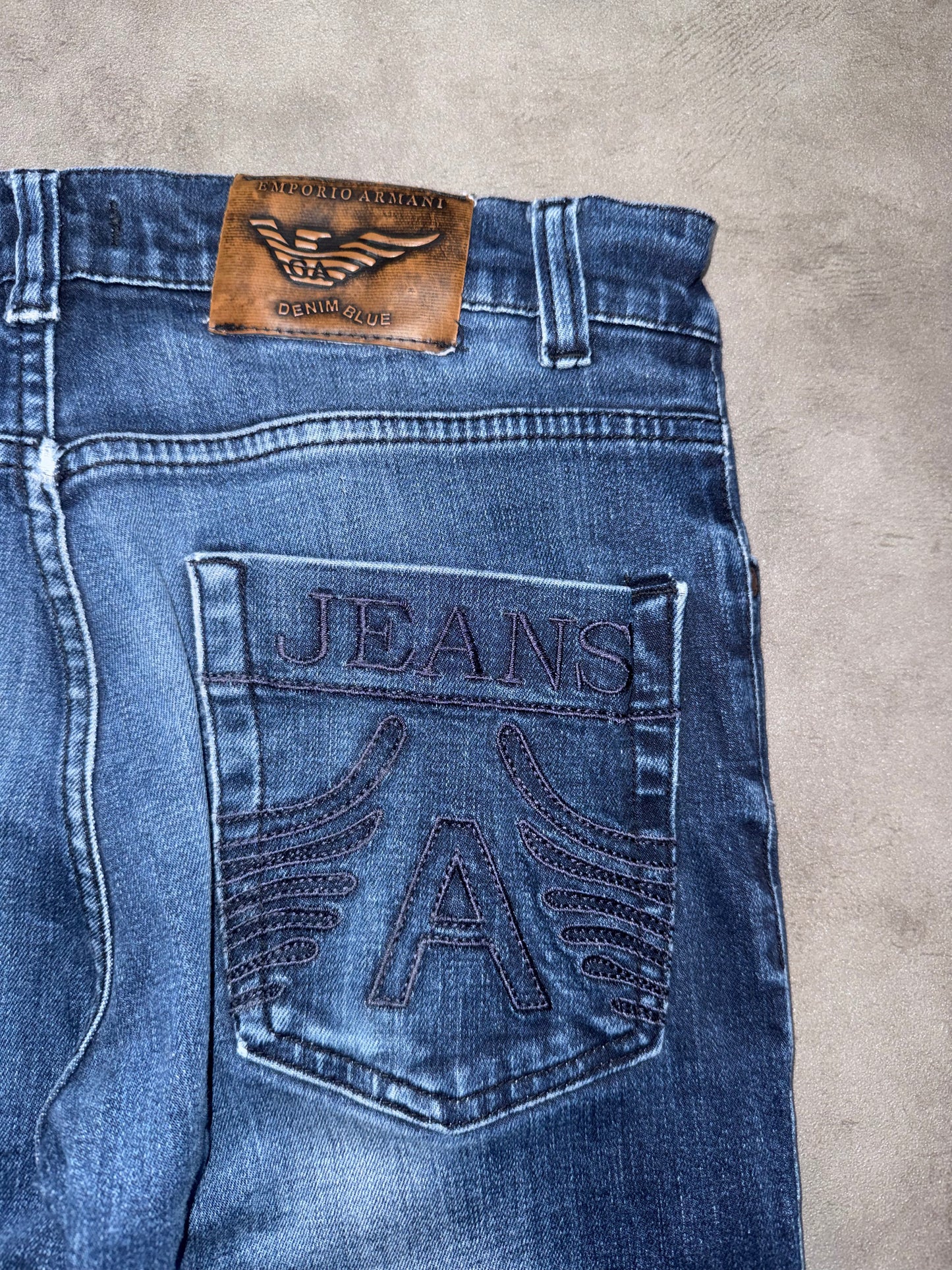 Armani Big Print Jeans (S)