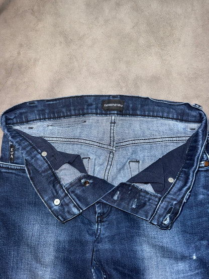 Armani Big Print Jeans (S)