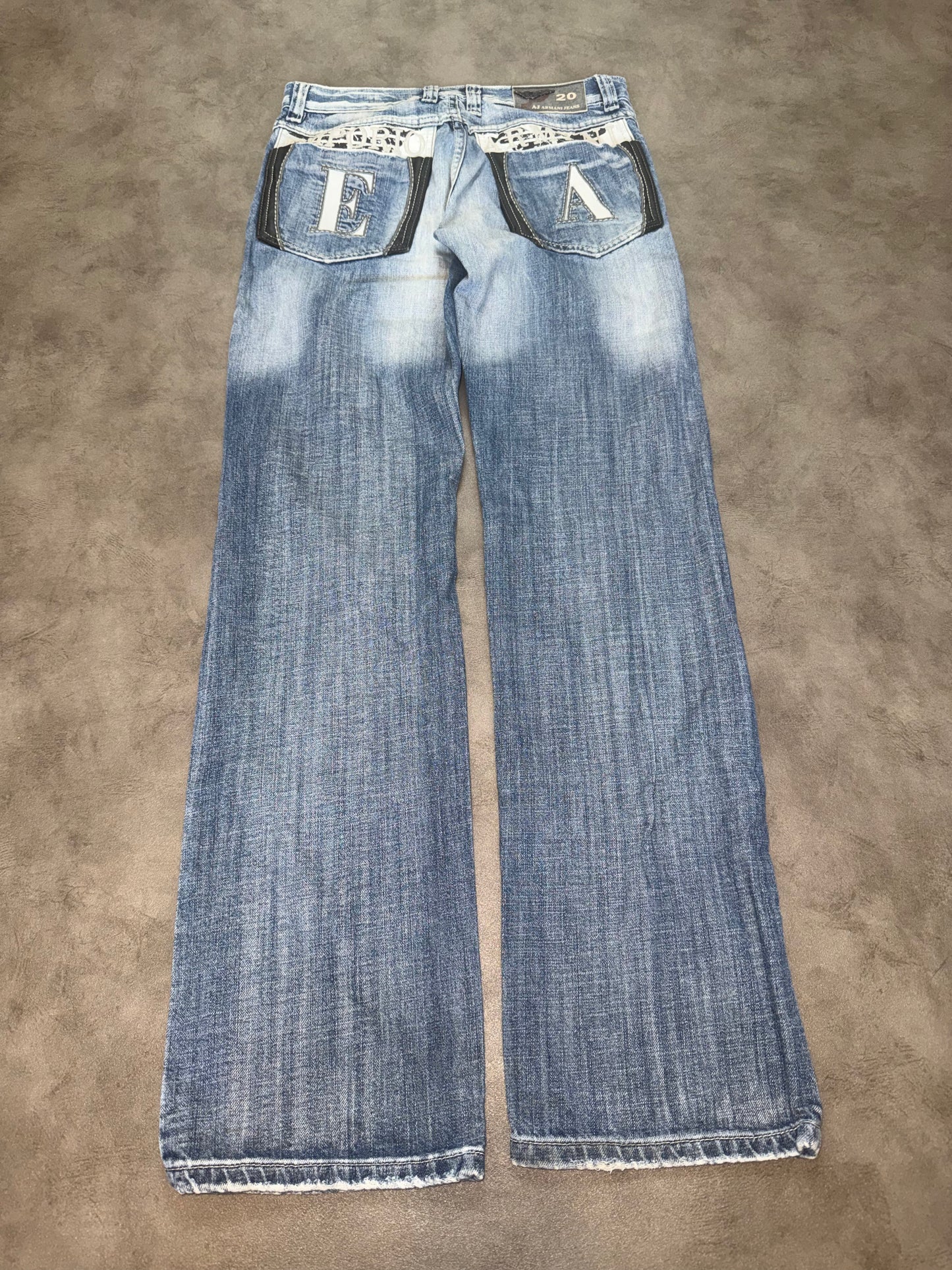 Emporio Armani Big Print Jeans (S)