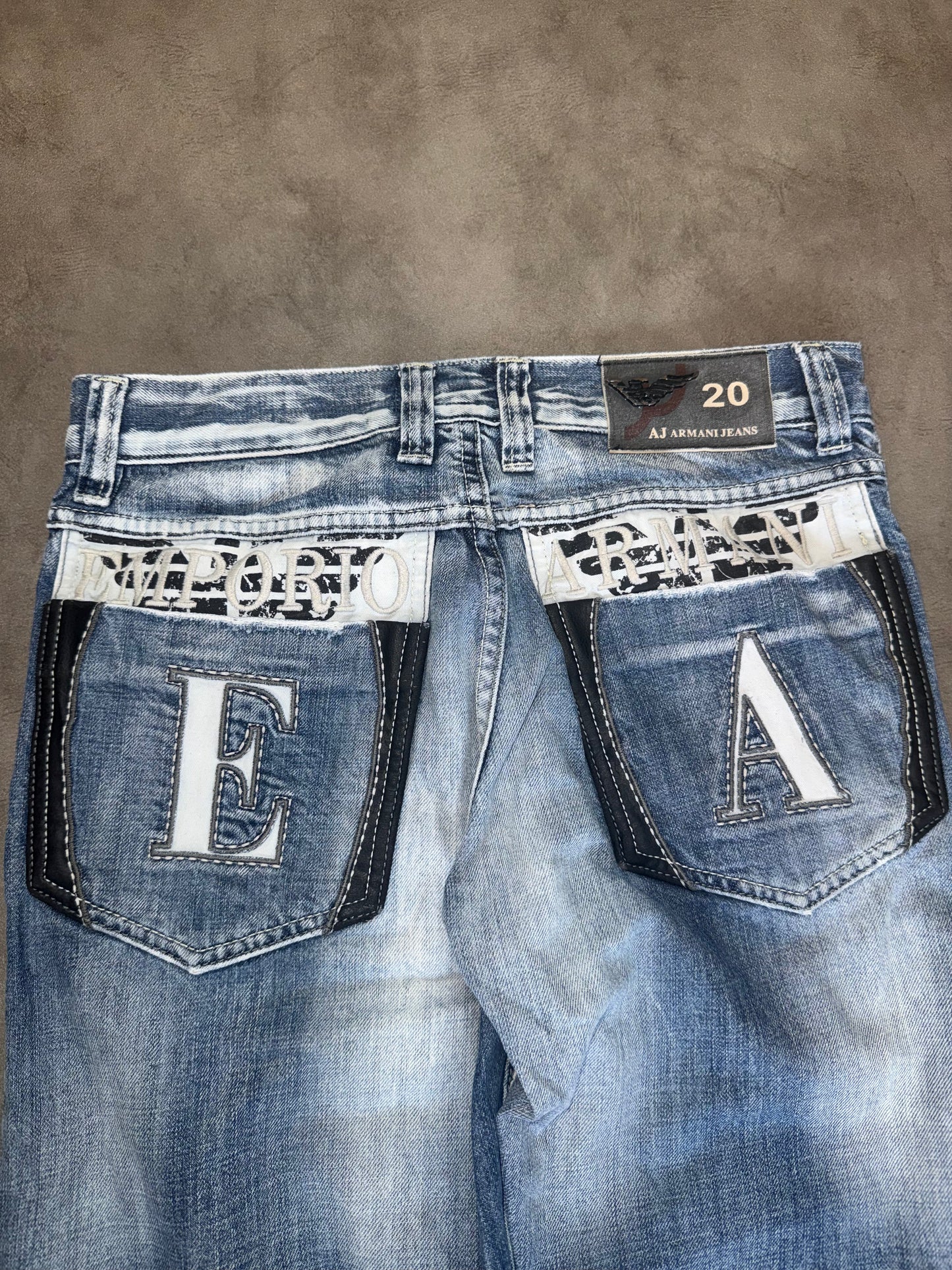 Emporio Armani Big Print Jeans (S)