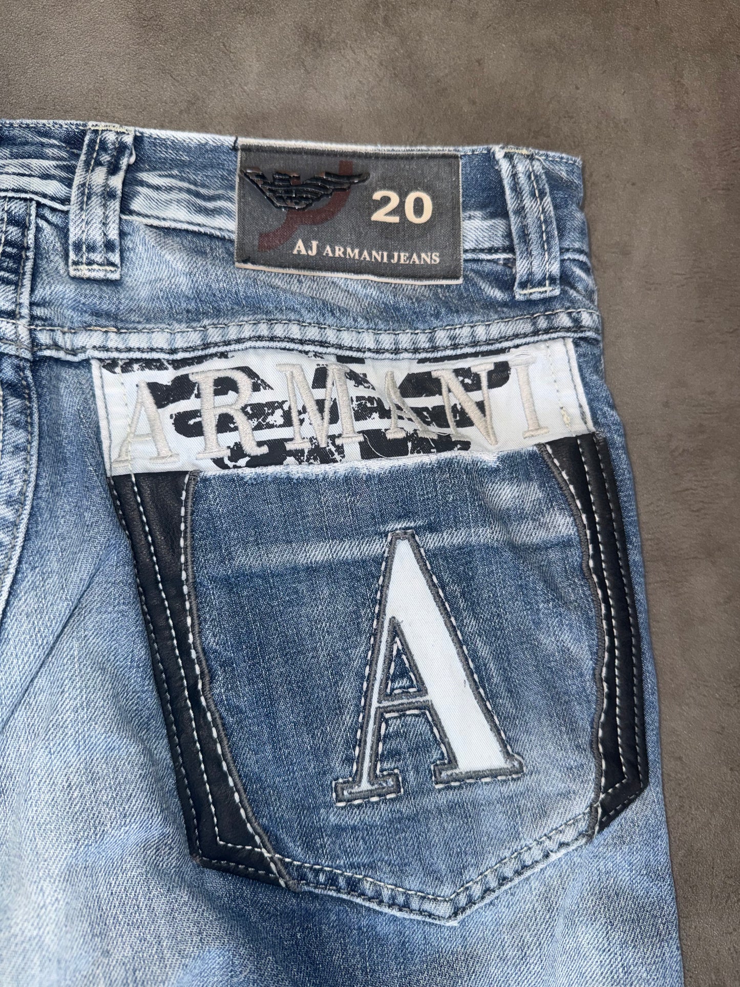 Emporio Armani Big Print Jeans (S)