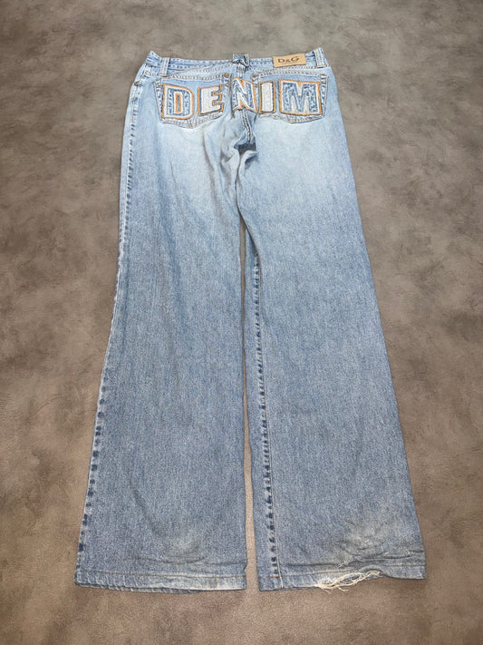 Dolce & Gabbana Big Print Jeans (S)
