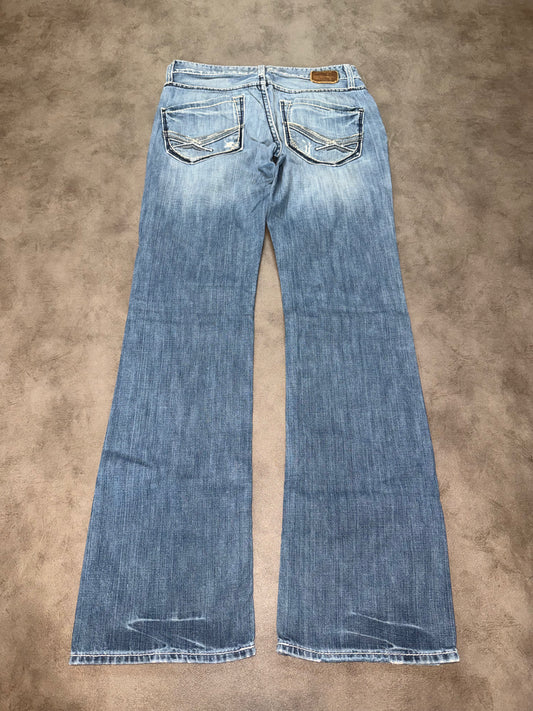 Y2K Low Waist Bootcut Jeans (S)