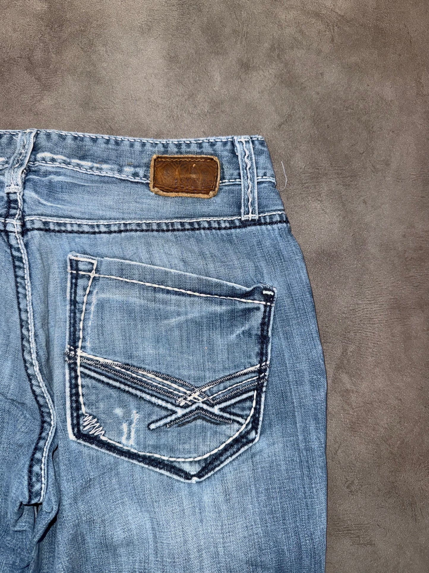 Y2K Low Waist Bootcut Jeans (S)