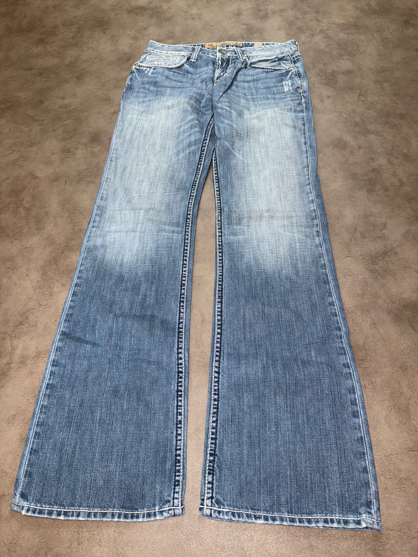 Y2K Low Waist Bootcut Jeans (S)