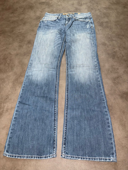 Y2K Low Waist Bootcut Jeans (S)