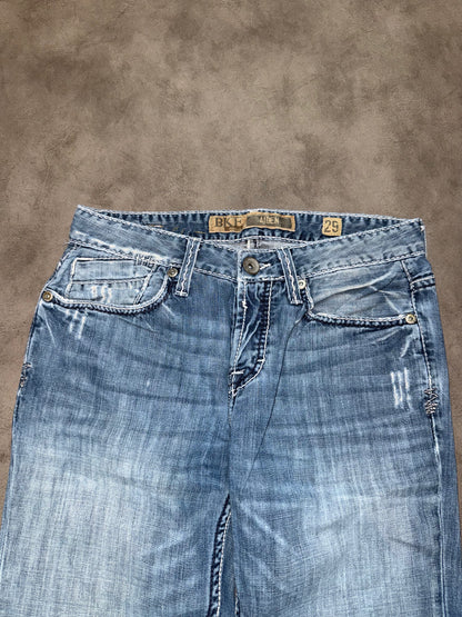 Y2K Low Waist Bootcut Jeans (S)