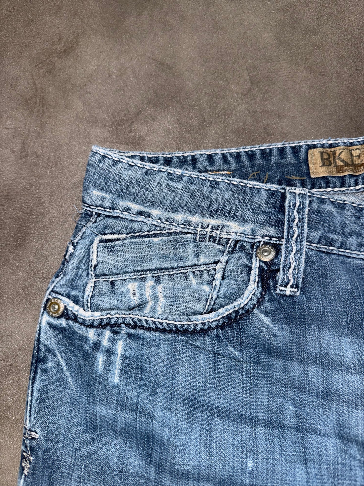 Y2K Low Waist Bootcut Jeans (S)
