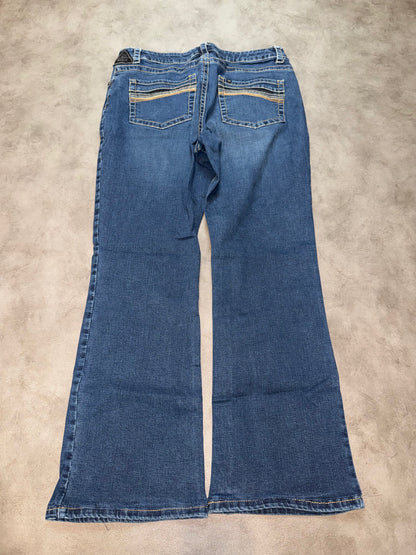 Y2K Mid Waist Bootcut Jeans (M)
