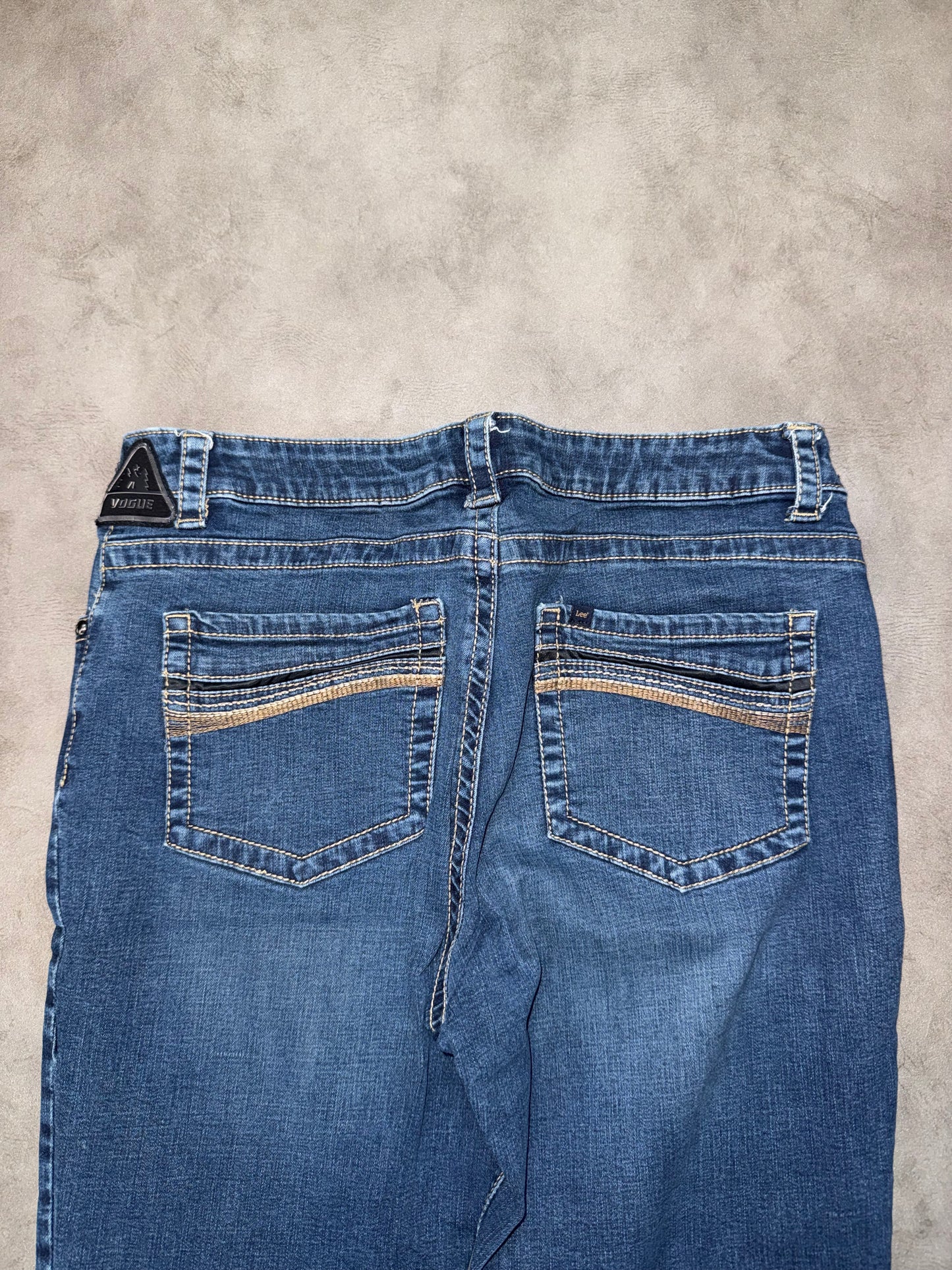 Y2K Mid Waist Bootcut Jeans (M)
