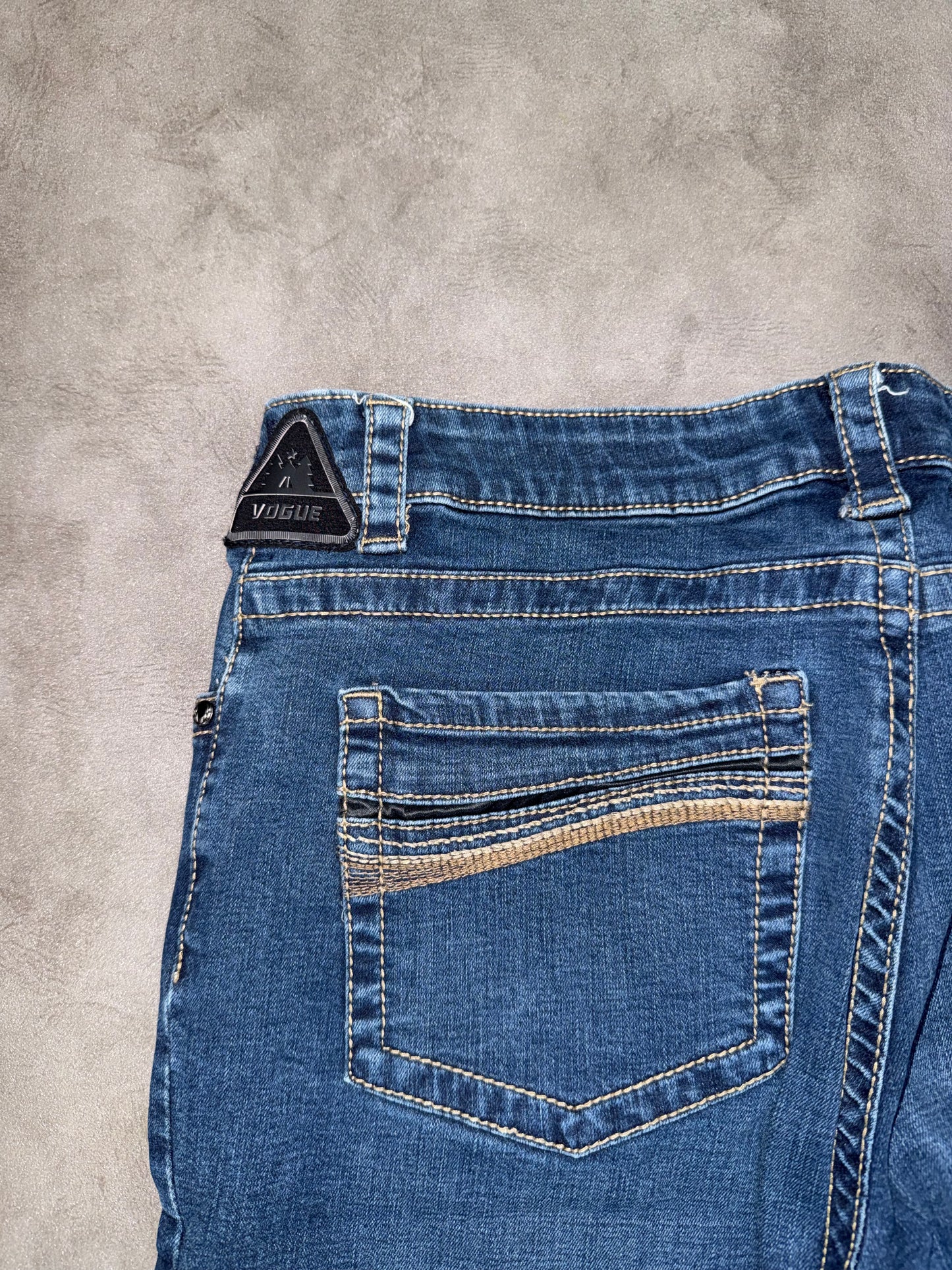 Y2K Mid Waist Bootcut Jeans (M)