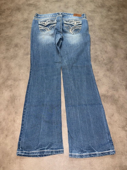 Y2K Washed Bootcut Jeans (L)