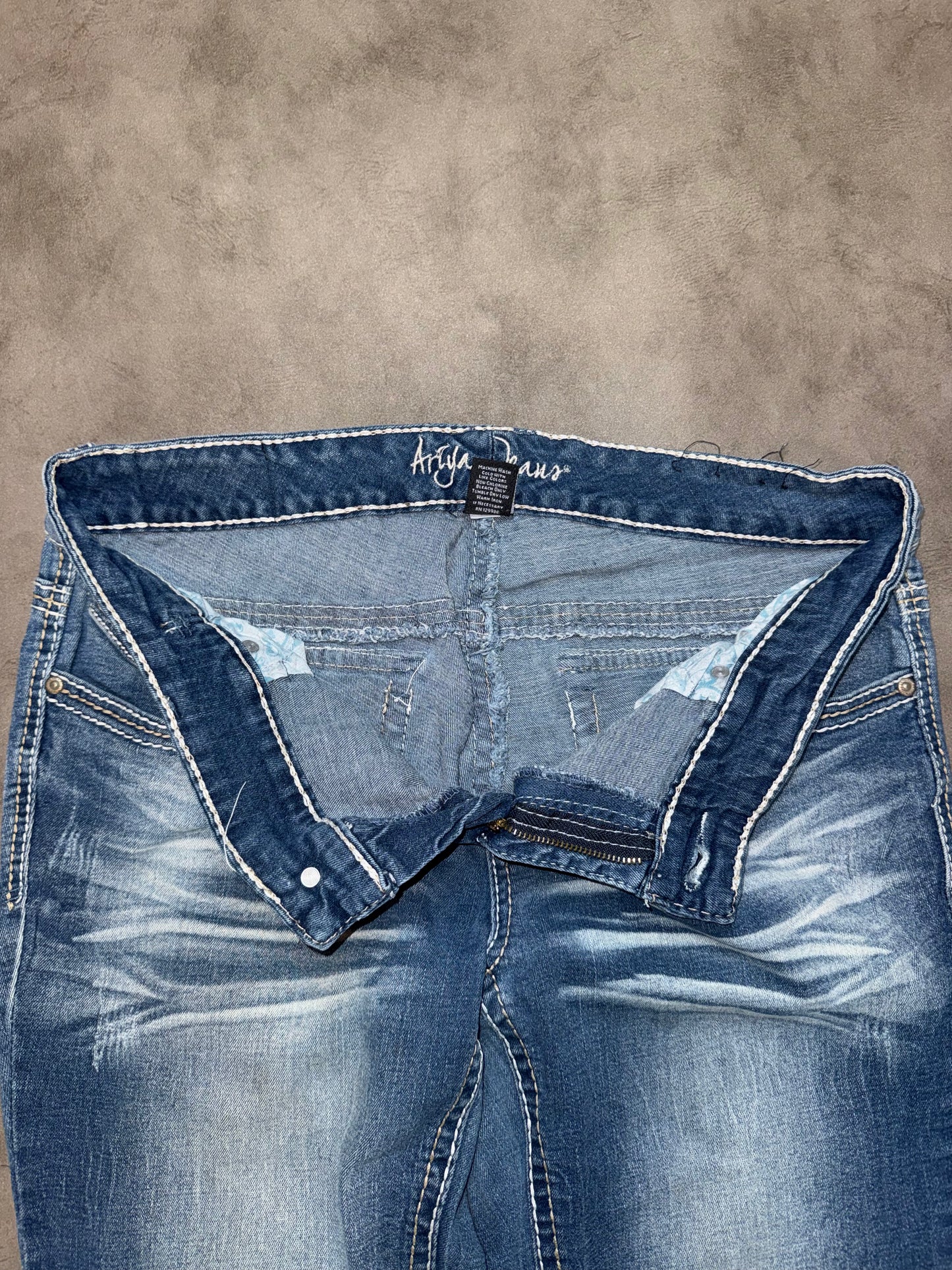 Y2K Washed Bootcut Jeans (L)